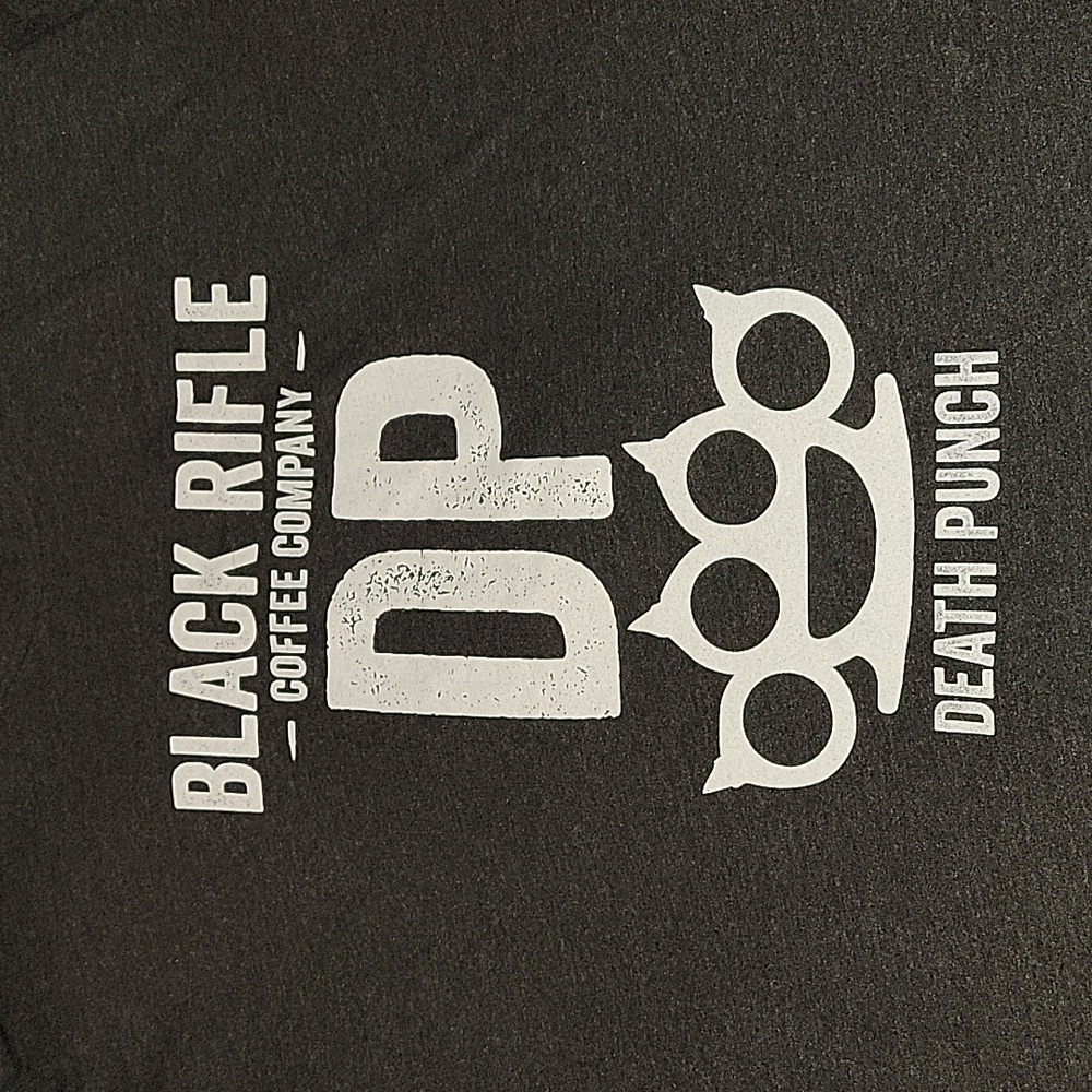 RARE Black Rifle Coffee Company Death Punch Coffee T Shirt